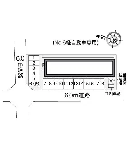 ★手数料０円★金沢市大桑２丁目　月極駐車場（LP）